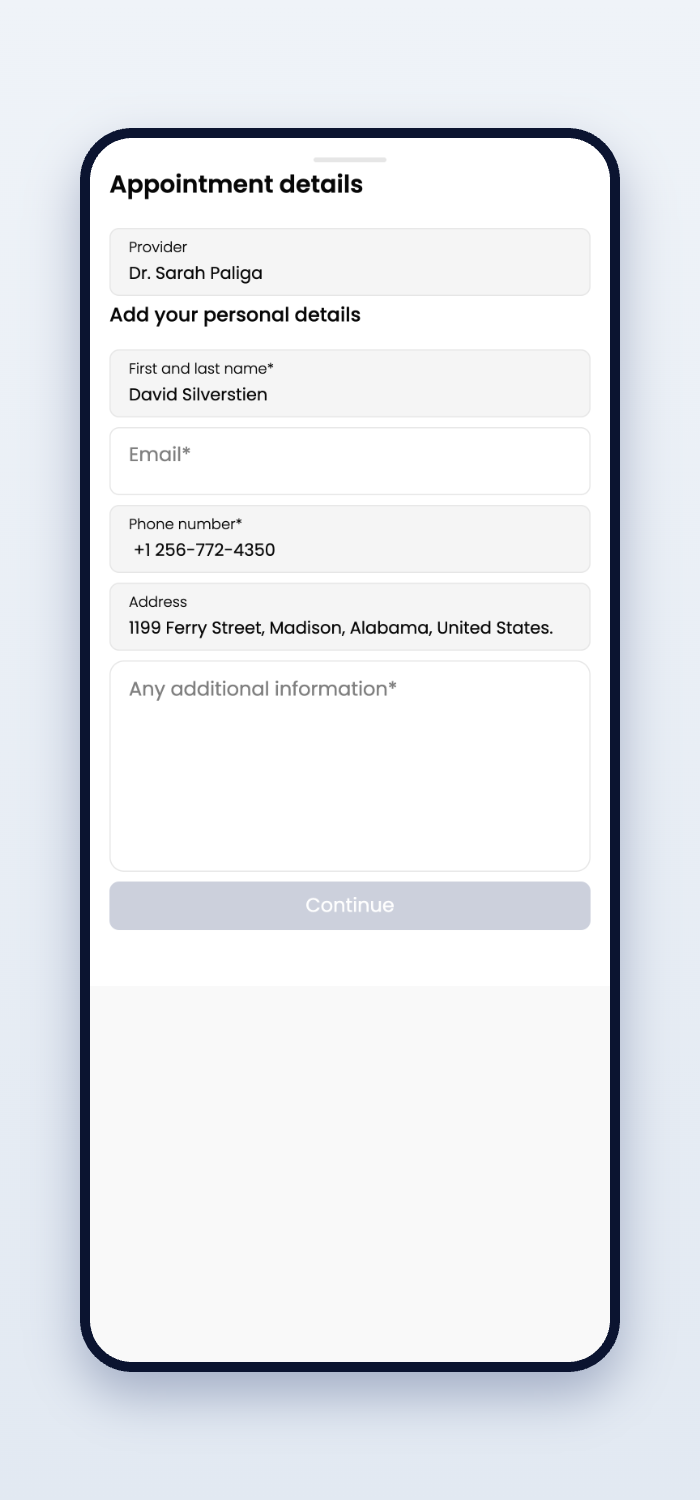 Amaze Health — flow 1